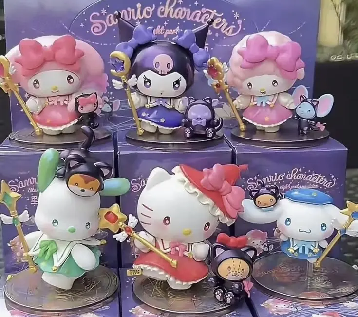 Sanrio Starry Night Party Set - 6 Collectible Figurines